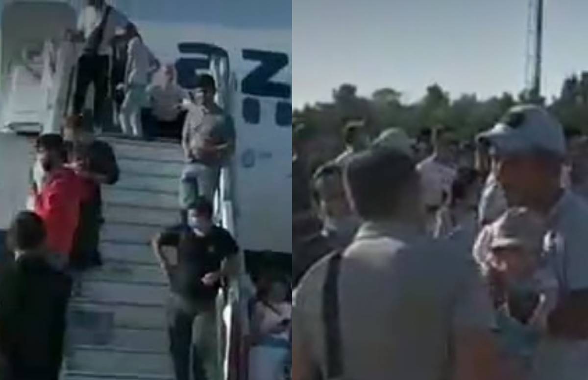 В Узбекистане внезапно отменили один из рейсов в Россию — видео