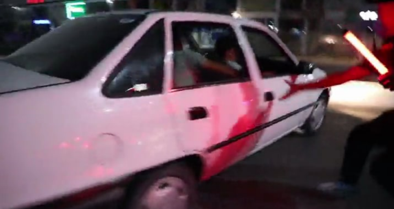 В Сурхандарье водитель Nexia «слинял» от сотрудника ДПС — видео