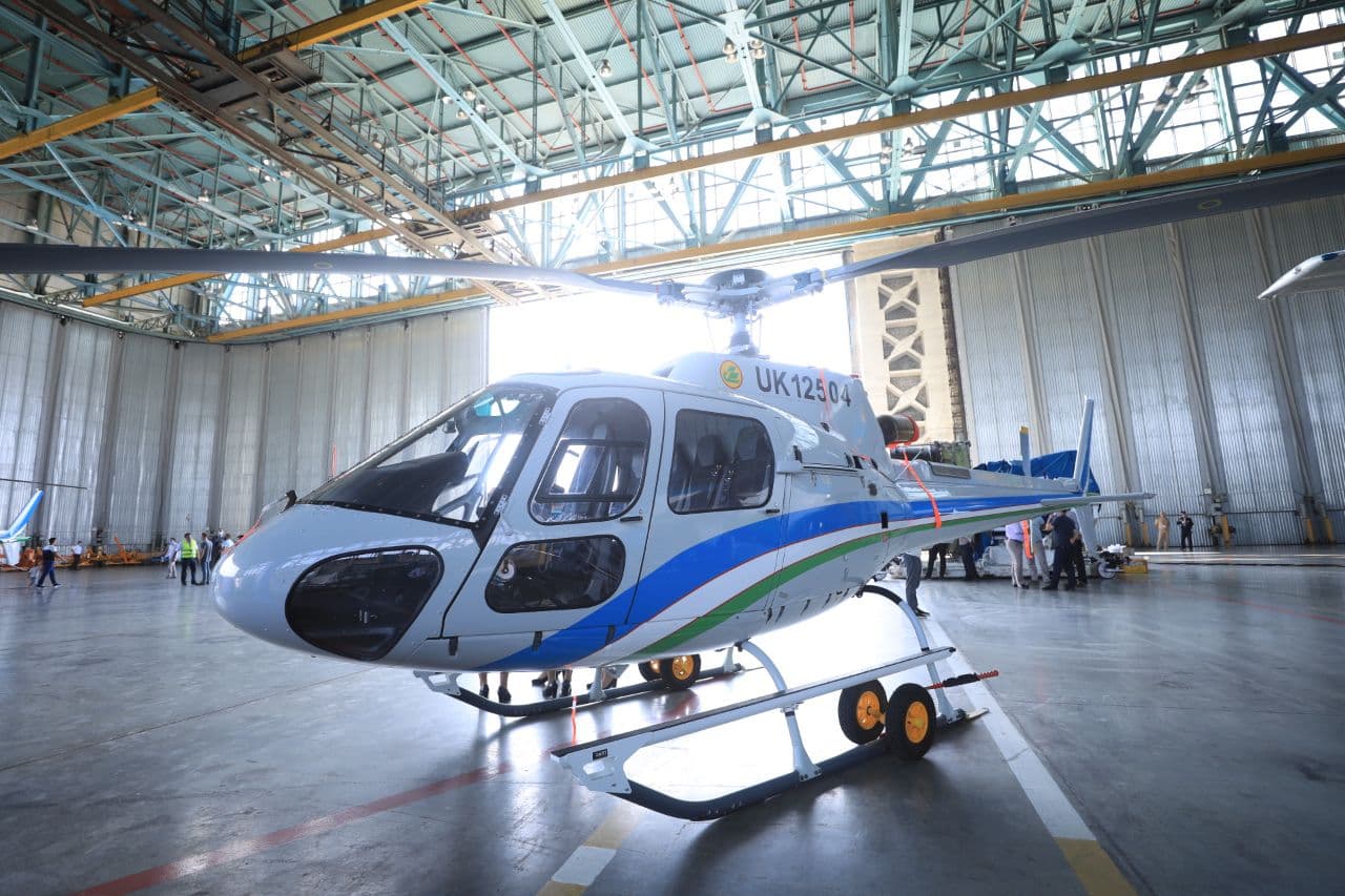 В Узбекистане состоялась презентация вертолетов «Airbus H-125» и «Ми-8МТВ» — видео