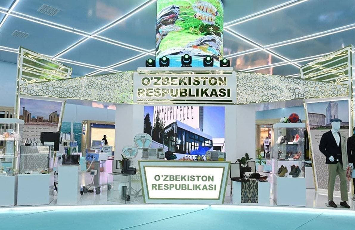 Главы стран Центральной Азии посетили экспозицию товаров «Made in Uzbekistan».