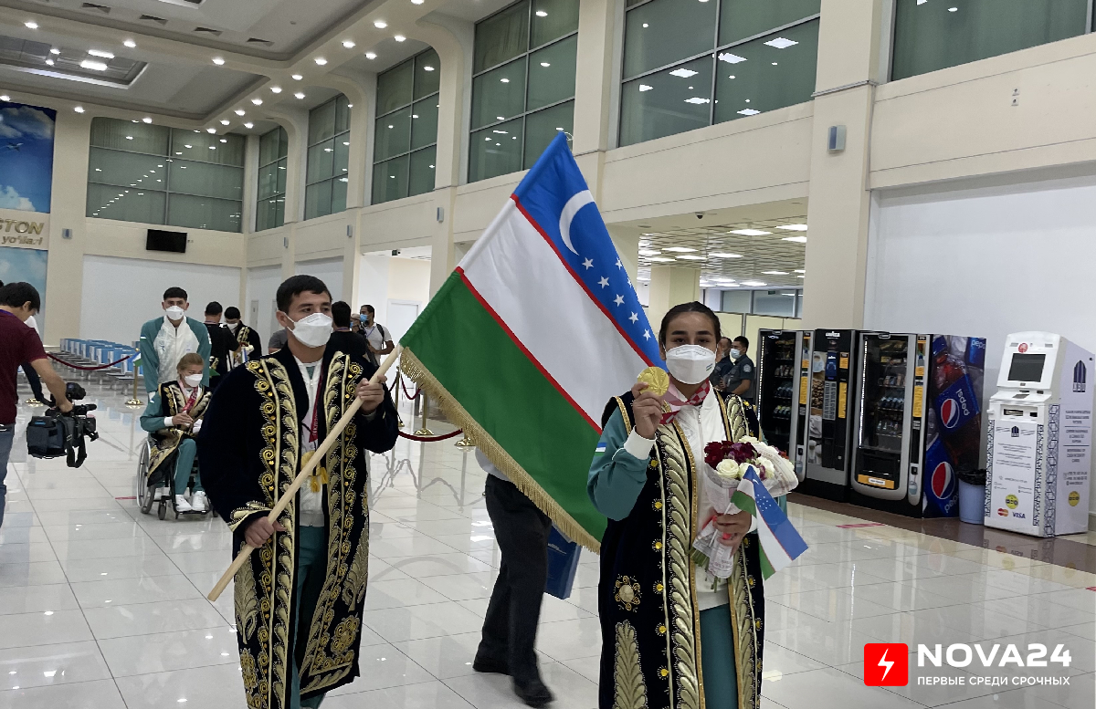 Как встретили паралимпийцев Узбекистана в Ташкенте — фоторепортаж