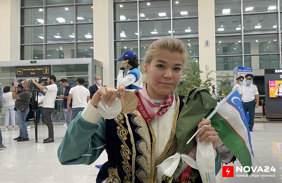 Как встретили паралимпийцев Узбекистана в Ташкенте - фоторепортаж