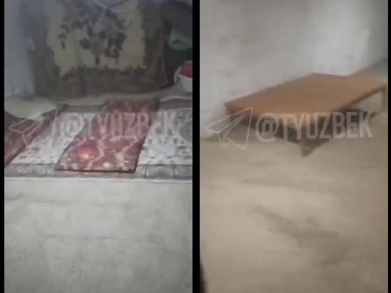 В Ташкенте оставшаяся на улице женщина с трёхмесячным ребенком вынуждена проживать в подвале – видео