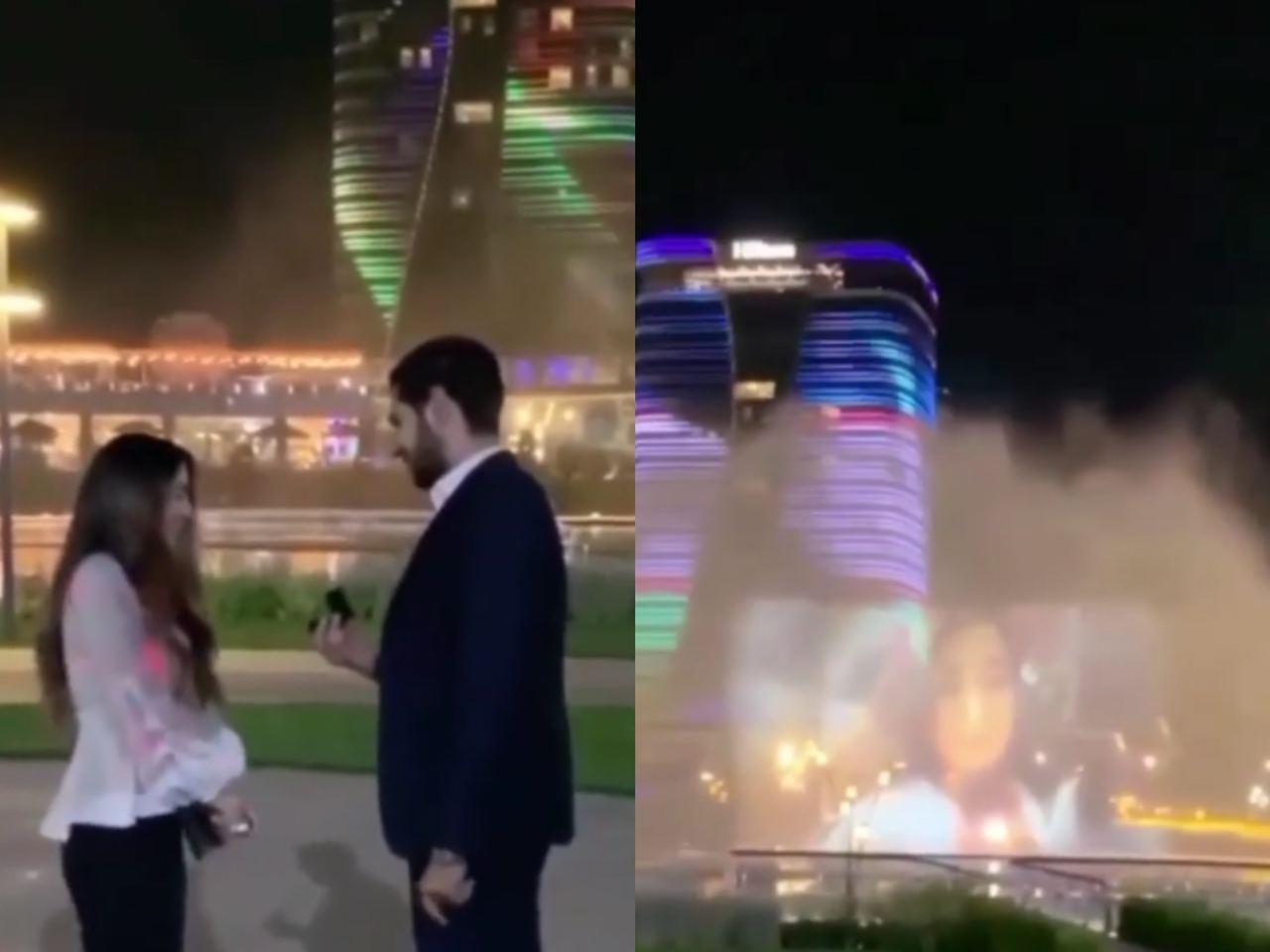 Узбекистанец сделал красивое предложение девушке в Tashkent City — видео