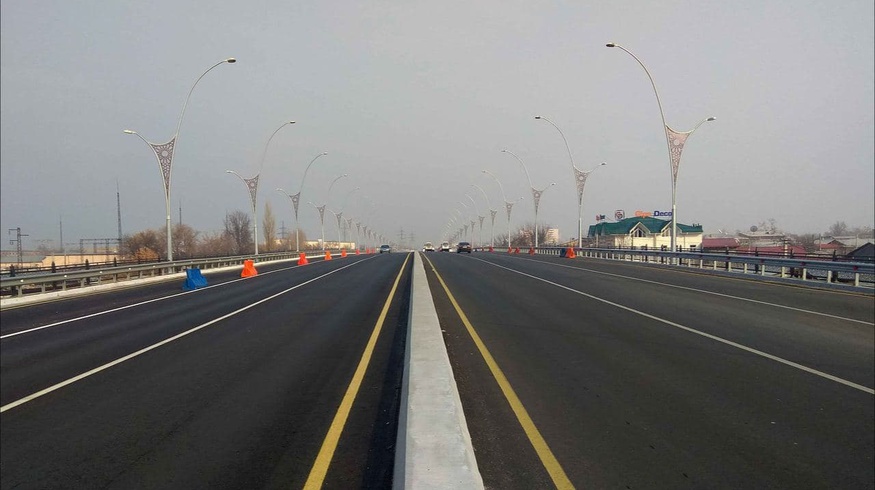В Ташкенте капитально отремонтировали юнусабадский мост — фото