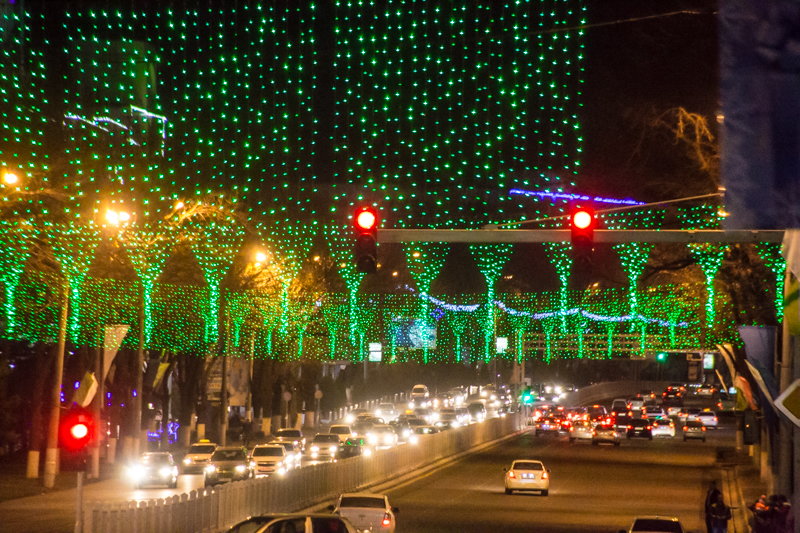 Несколько центральных улиц в Ташкенте закроют почти на месяц из-за Нового года — карта